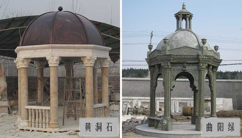 歐式景觀亭子，石雕大理石亭子，河北涼亭廠家