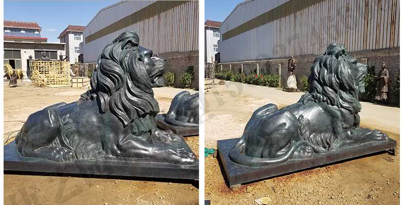 匯豐銀行銅獅子，銅雕塑廠家，歐式銅獅子