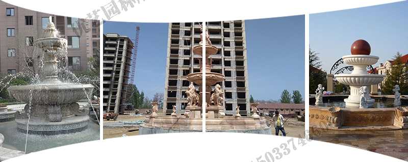大理石景觀噴泉安裝，大型景觀噴泉廠家，景觀石雕噴泉廠家